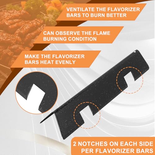 PETKAO 7635 Flavorizer Bars for Weber GS4 Spirit 2 Parts Replacement for Weber Spirit II & I E210 S210 E215 E220 S220 Grill, for Weber GS4 Grill Parts 67045 69796, Webber Parts 15.3" Bars,Porcelain-enameled - Image 5