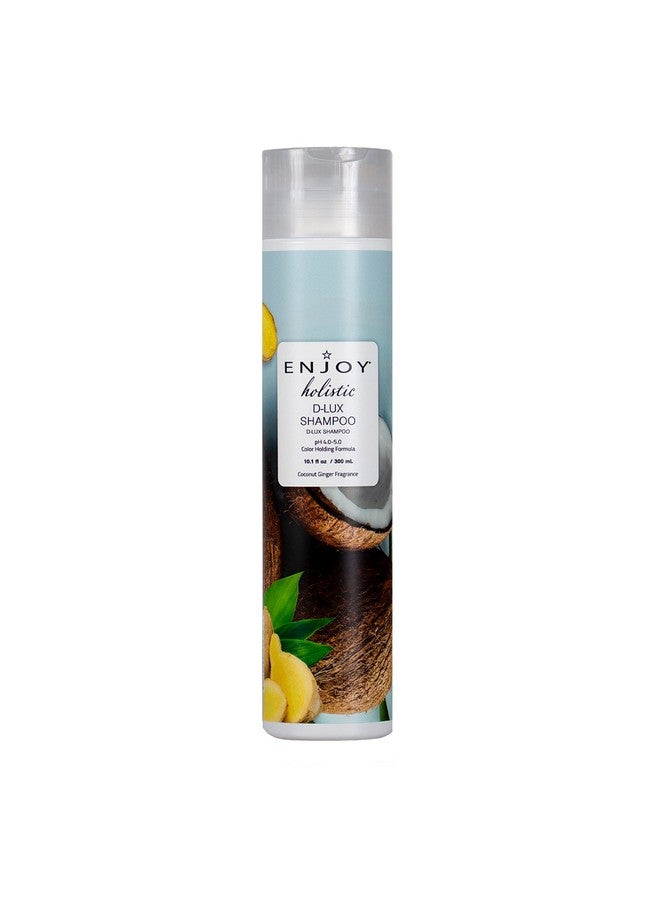 ENJOY Njoy Holistic Dlux Shampoo Ph 4.05.0 For All Hair Types Shampoo For Color Treated Hair Shampoo For Men And Women Curly Hair Shampoo 10 Oz.  - Image 2