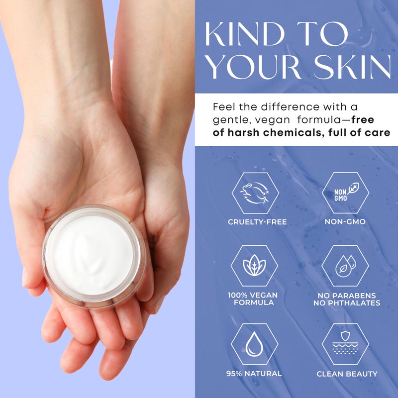 Skin 2.0 Hyaluronic Acid & Collagen Face Moisturizer â€“ Deep Hydration, Firming & Anti-Aging Day Cream For Dry Skin â€“ Dermatologist Tested, Korean Skin Care For All Skin Types, Clean Beauty â€“ 1.69 Oz - Image 4