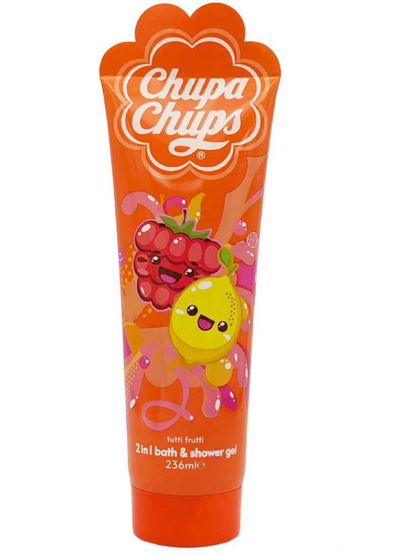 CHUPA CHUPS TUTTI FRUTTI 2IN1 BATH&SHOWER GEL 236ML