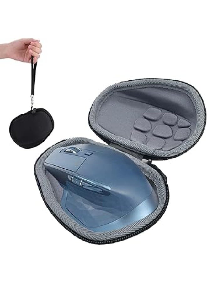 حافظة ماوس لاسلكية، حافظة حماية صلبة للسفر، شنطة تخزين متوافقة مع لوجيتيك ام اكس ماستر 3 / 3 اس / ماستر 2 اس / ام اكس ماستر (حافظة سوداء + رمادي داخلي) - Image 1