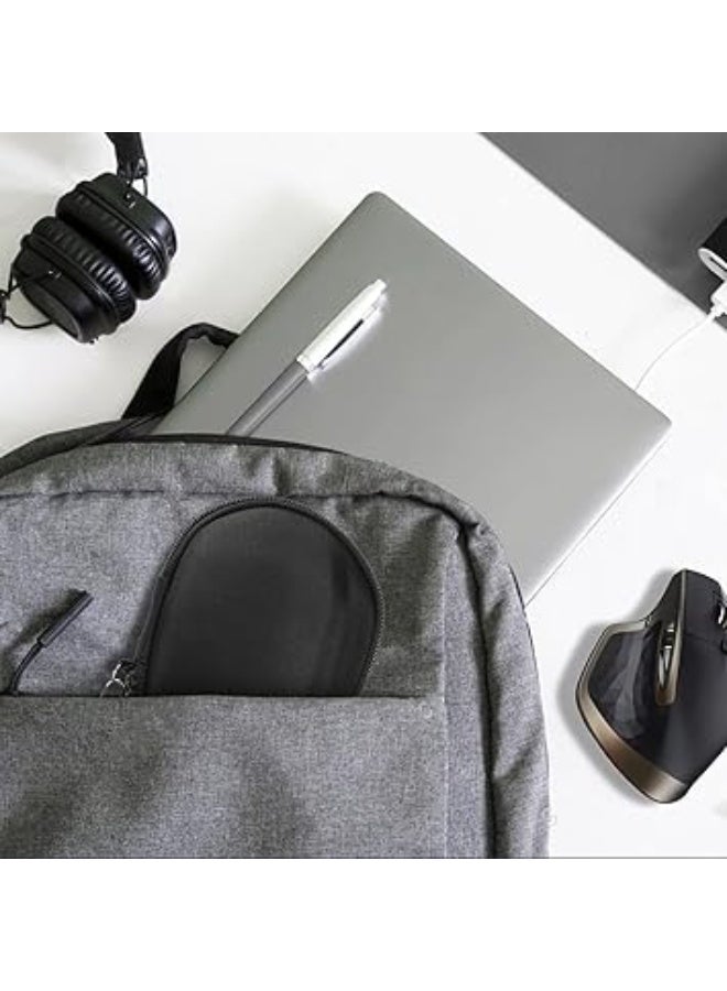 حافظة ماوس لاسلكية، حافظة حماية صلبة للسفر، شنطة تخزين متوافقة مع لوجيتيك ام اكس ماستر 3 / 3 اس / ماستر 2 اس / ام اكس ماستر (حافظة سوداء + رمادي داخلي) - Image 2