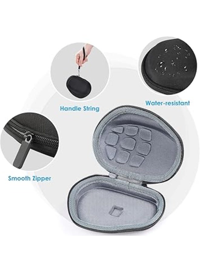 حافظة ماوس لاسلكية، حافظة حماية صلبة للسفر، شنطة تخزين متوافقة مع لوجيتيك ام اكس ماستر 3 / 3 اس / ماستر 2 اس / ام اكس ماستر (حافظة سوداء + رمادي داخلي) - Image 4