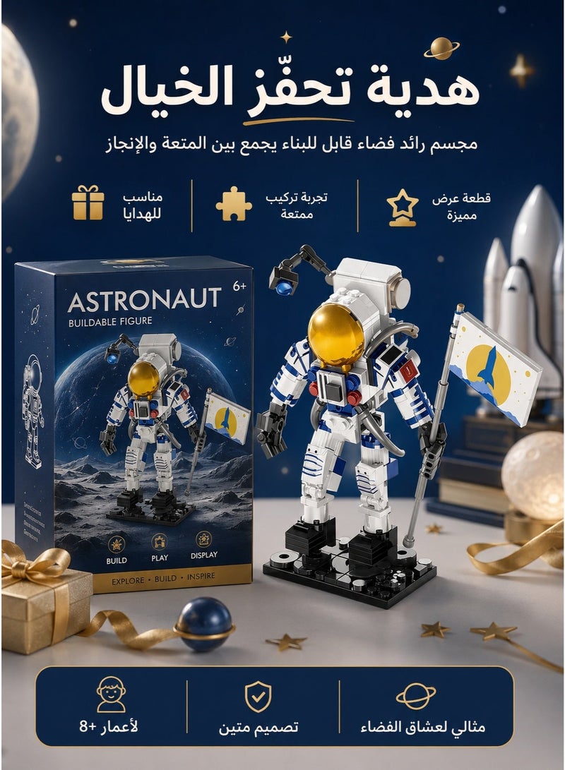 Space Explorer Robot Figures Building Blocks Characters Building Block Sets for Kids Character Blocks for Girls Girls Building Blocks Kids Building Blocks Assembly Toys Boys Toys Girls Block Games Creative Building Toys for Kids Character Play Figures Construction Blocks Imaginative Building Toys for Girls Building Toys for Kids and Unique Doll Characters - Image 4