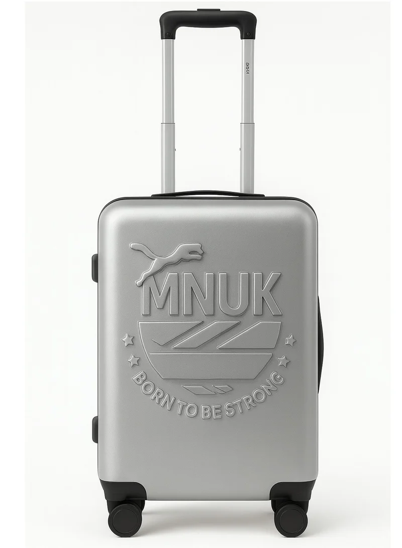 MNUK MANCHESTER 24inch Luggage bag| Polycarbonates & ABS Hardside Luggage Trolley with TSA Lock| Double 360Â° 4 Wheeler|Medium- 24 Inch|Silver