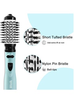 MoeHair Professional hair dryer brush for women and girls , 1200W dries and maintains hair moisture and reduces styling time. MO-7153 brush, with an elegant design for easy use at home or as a hairdresser. Fast performance for styling fine and curly hair.  - Image 2