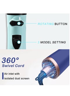 MoeHair Professional hair dryer brush for women and girls , 1200W dries and maintains hair moisture and reduces styling time. MO-7153 brush, with an elegant design for easy use at home or as a hairdresser. Fast performance for styling fine and curly hair.  - Image 4