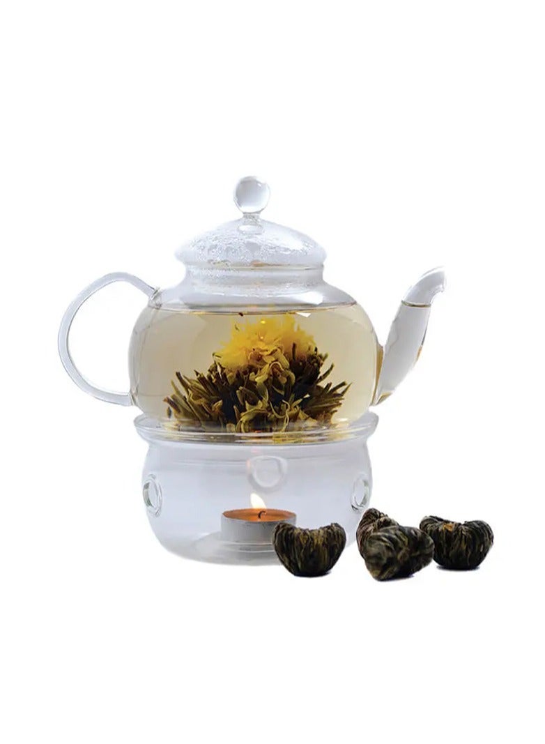 Tealand Natural Blooming Marigold Garden Loose Ball Tea Aromatic Strong Malty Loose Leaf Refreshing Production Blended Leaves Stress Relief & Health Support - Image 2