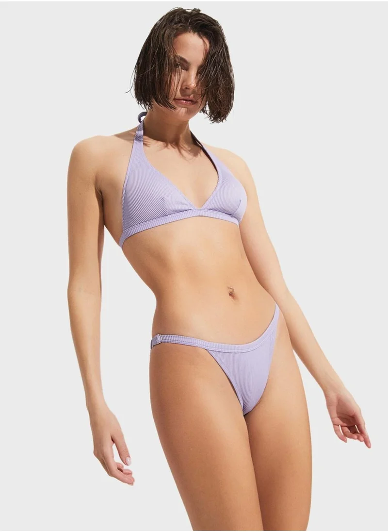 JUNE Halter Neck Bikini Top & Bottom Set