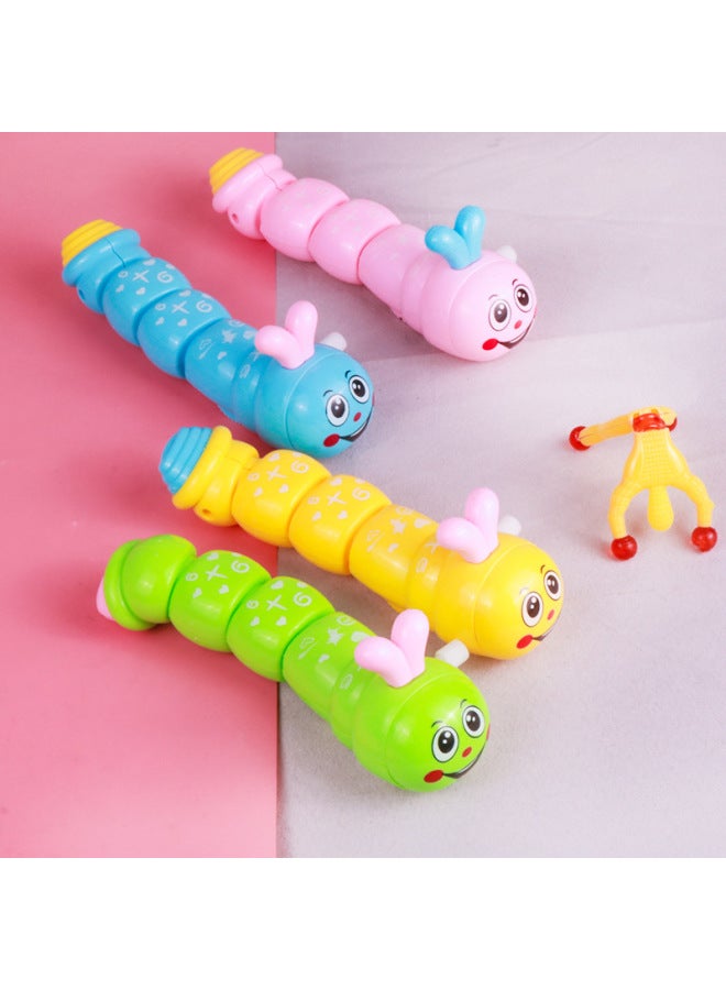 Chain Caterpillar Creative Children's Cartoon Winding Car Sugar Baby Baby Puzzle Small Toys Manufacturers Wholesale-Color:Chain Caterpillar (1 Price, Independent)  - Image 2