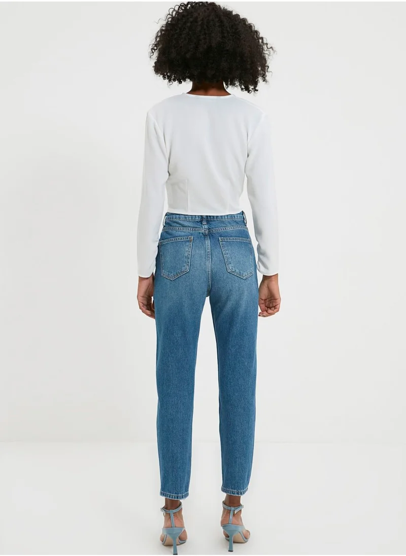 trendyol High Waist Mom Jeans