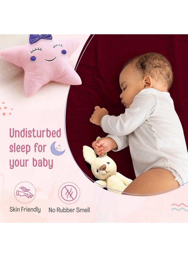 Luvlap LuvLap Instadry Anti-Piling Fleece Extra Absorbent Quick Dry Sheet for Baby, Baby Bed Protector, Waterproof Baby Sheet, Small Size 50x70cm, Pack of 1, Purple  - Image 4