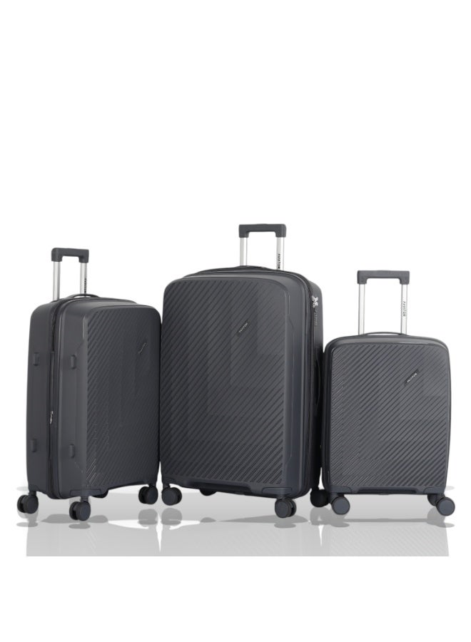 أفياتور طقم حقائب سفر فاخر ومتكامل – 3 قطع من AVIATOR مصنوع من البولي بروبلين ضدالكسر متانة عالية – تصميم عصري – أداء مثالي في كل رحلة - Image 1