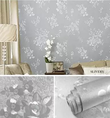 HAPPYMATES wall Stickers for Kitchen Oil Proof and Waterproof Wallpaper for Kitchen, Kitchen wall Stickers Heat Resistant Aluminium Stickers fire Proof Sheets (60 X 200 Cm, Silver Diamond) - Image 5