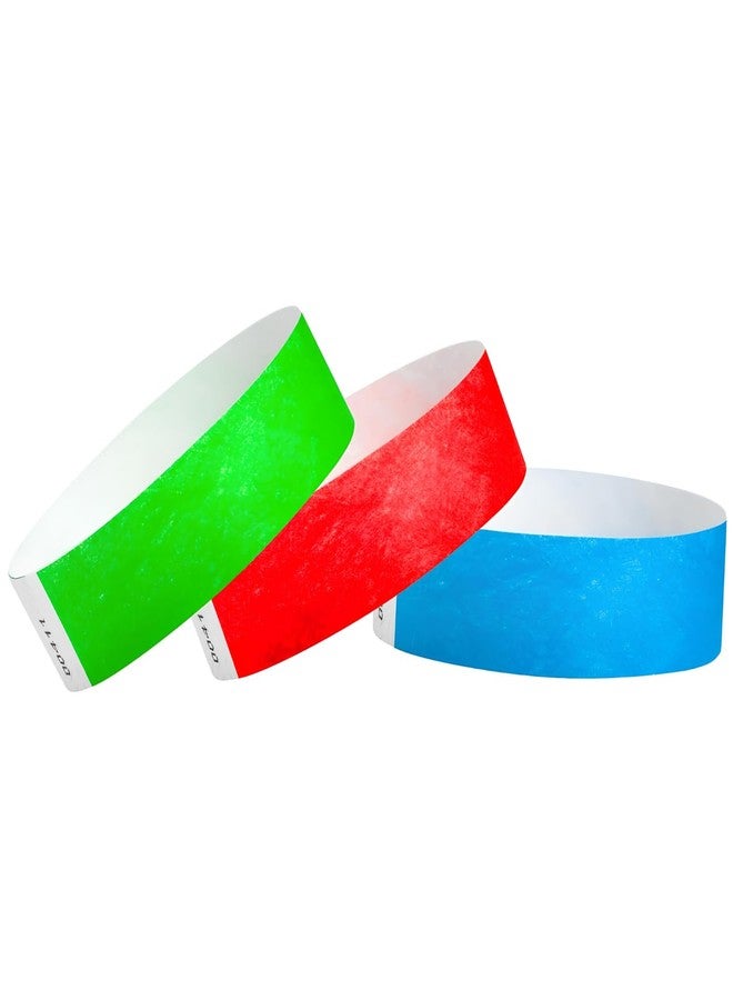 Flavizo 300pcs Waterproof Paper Wrist Bands Colorful Hand Bands for Events Parties Concerts Festivals, Disposable Paper Strips Wristband Identification Party Bands for Wrist - Image 1