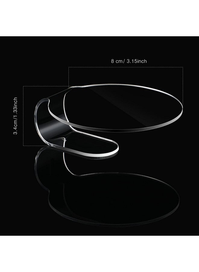 تشينكو لوحة خلط المكياج مكونة من قطعتين، صينية خلط المكياج المحمولة، صينية خلط كريم الأساس الأكريليكي، لوحة كريم أساس شفافة، لوحة مكياج ظلال العيون، طبق كريم أساس تجميلي لمزج المكياج - Image 2