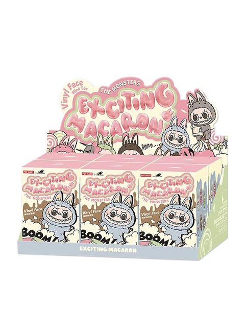 Labubu The Monsters Macaron Series Random 1 Piece Pop Mart Blind Box Collectible Toy Art