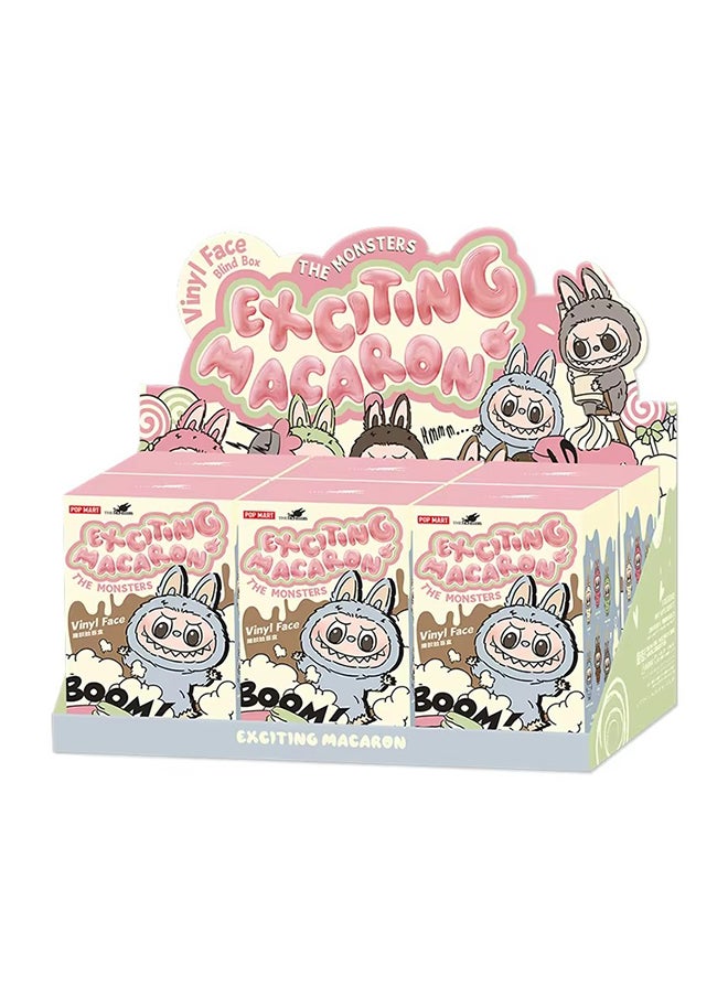 POP MART Labubu The Monsters Macaron Series Random 1 Piece Pop Mart Blind Box Collectible Toy Art  - Image 1