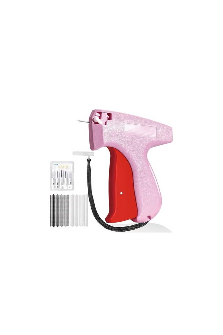 Fine Stitch Gun Stitchy Quick Clothing Fixer for Clothes,Micro Tagging Gun for Clothing with 6 Fine Needles & 1000 Pcs Fasteners,Mini Speedy Sticky Sewing Hemming Tool-Pink01  - Image 1