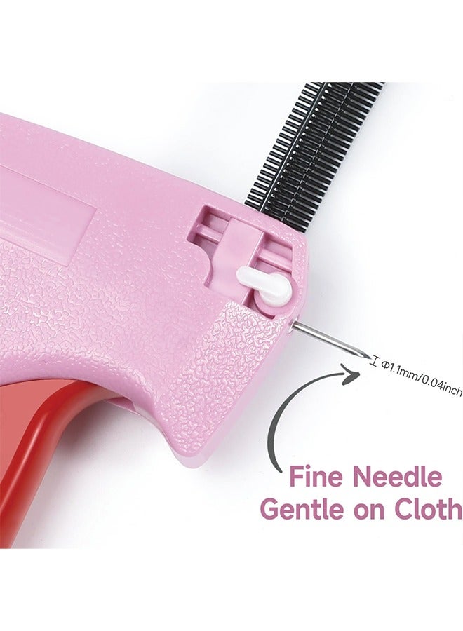 Fine Stitch Gun Stitchy Quick Clothing Fixer for Clothes,Micro Tagging Gun for Clothing with 6 Fine Needles & 1000 Pcs Fasteners,Mini Speedy Sticky Sewing Hemming Tool-Pink01  - Image 3