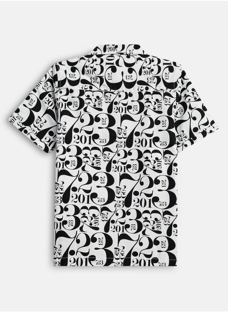 Bonkids Regular Long Sleeve Printed Cotton Shirt For Boys 100 % Cotton  - Image 2