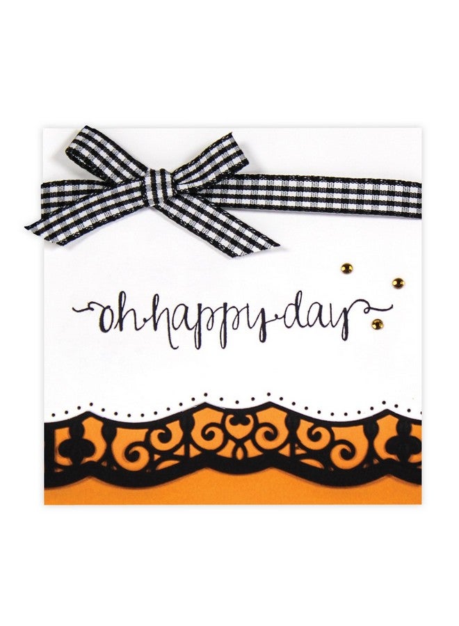 Spellbinders S5214 Borderabilities 'A2 Scalloped Borders Two' Scrapbooking Template - Image 2