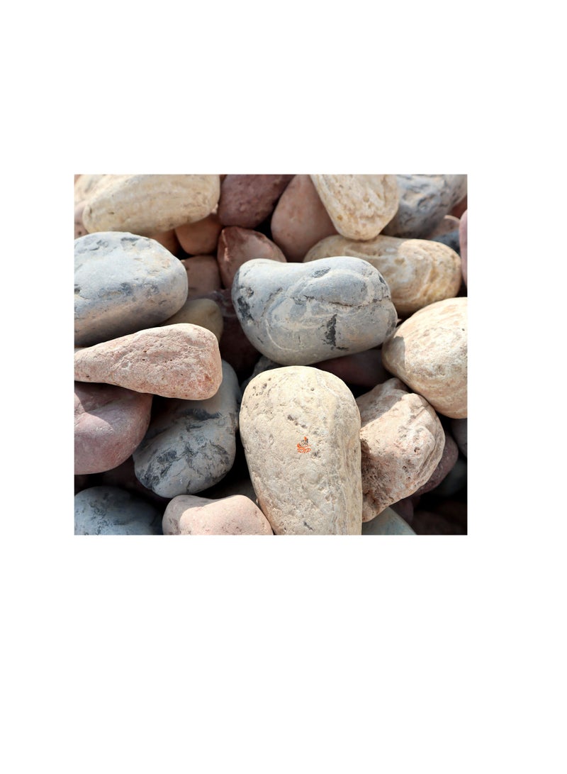 KNP Mix Color River stone Natural Garden Material 5-8 cm 10 kg - Image 3