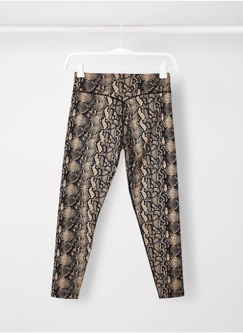 Pink Soda - Python Print Leggings - Image 1