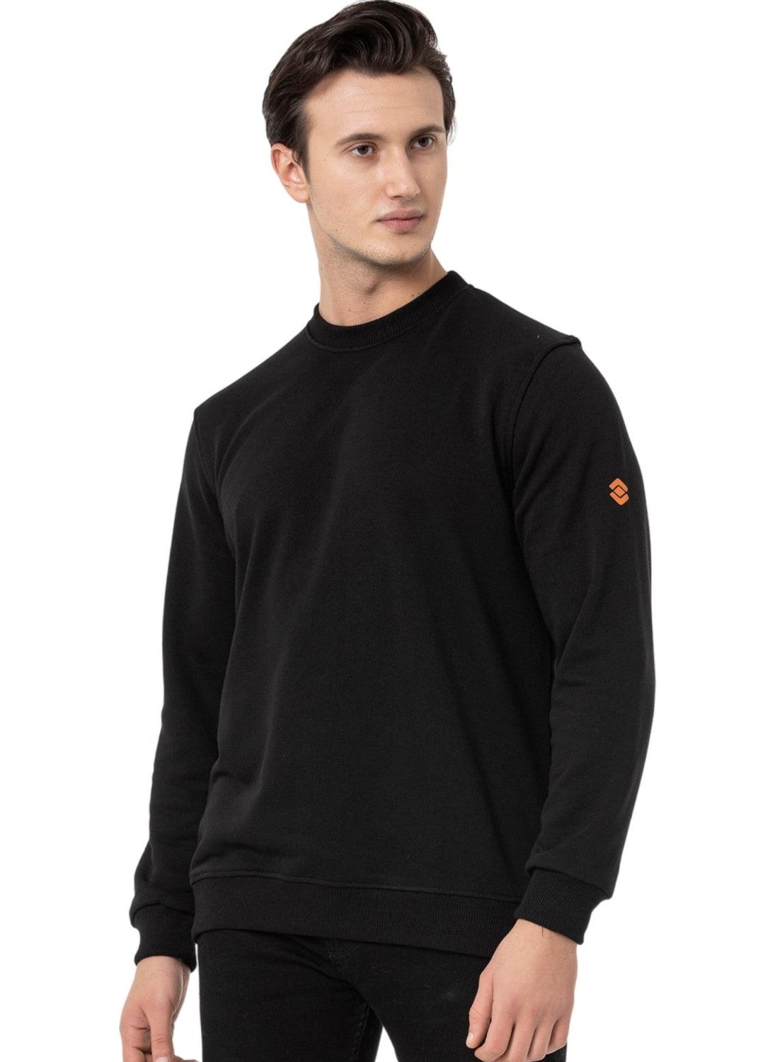 Scooter  Crew Neck Black Men's Sweatshirt M1515TS  - Image 1
