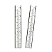 Betan Betan 2pcs 5" Capacity Rain Gauge Glass Replacement Tube for Yard Garden Outdoor Home  - Image 2