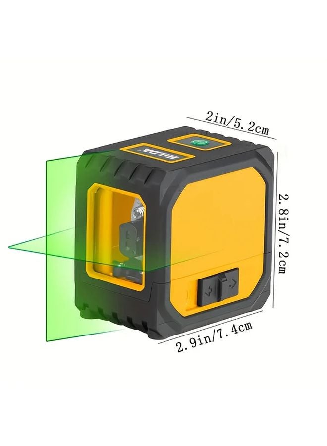 HILDA Yellow High Precision Green Laser Level Auto Leveling Dual Line Crosshair - Image 3