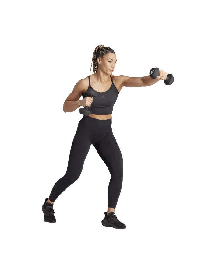 Adidas  Sml Top Black Training Tops 2XS for Women | Best Price UAE