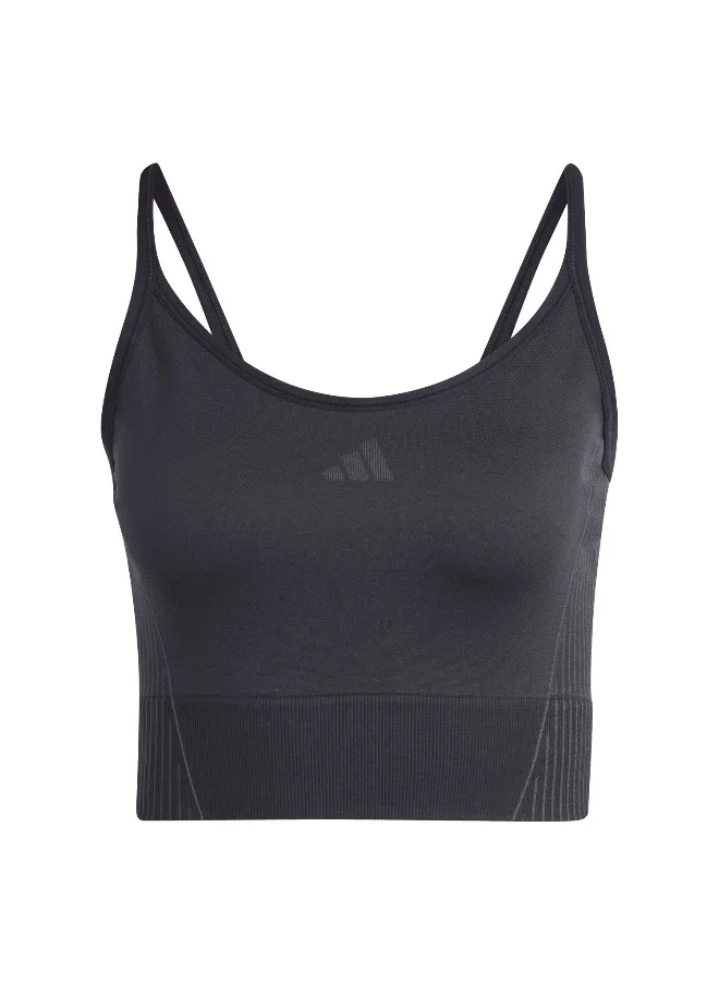 اديداس adidas Sml Top Black Training Tops 2XS
