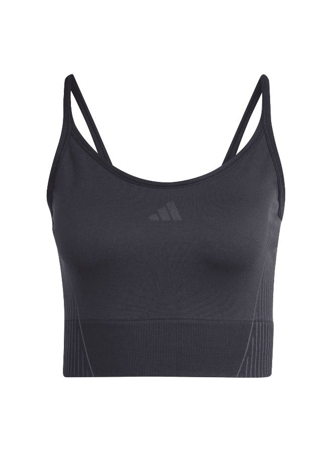 Adidas Sml Top Black Training Tops 2XS - Image 1