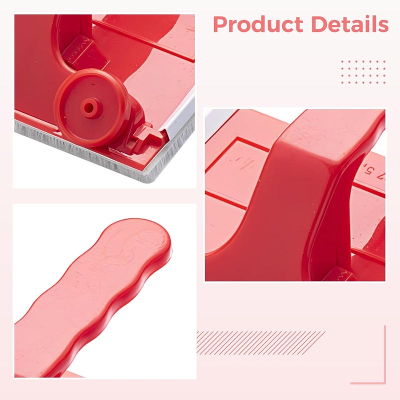 Wall & Ceiling Paint Tool: Red Edger with Handle & Roller, 2 in - Image 5