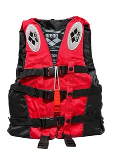 QSHOP Versatile life jacket with rescue whistle and secure locking safety belt - ideal for safety during swimming and water activities  - Image 2