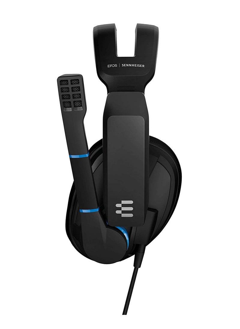 Sennheiser Sennheiser GSP 300 Around Ear Closed Acoustic Gaming Headset - Black/Blue (Pack of 1), 507079  - Image 3