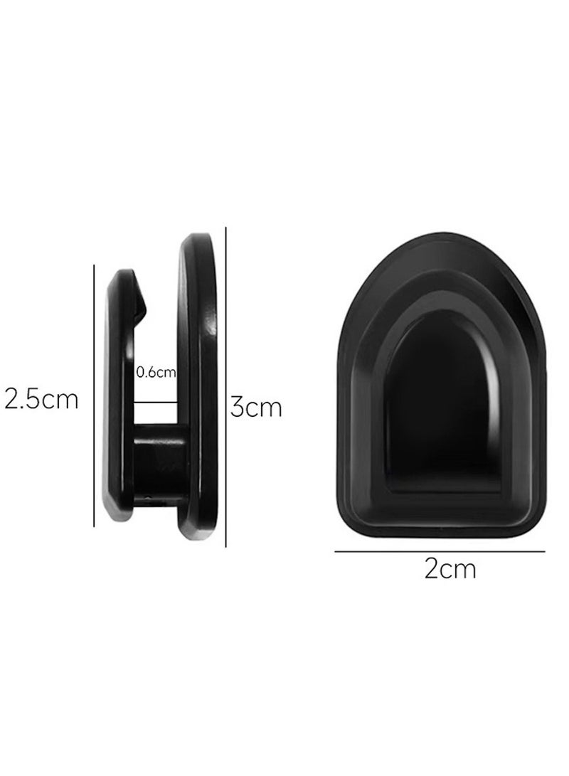Huitich Creative Cute Car-Mounted Mini Hook – Adhesive Seat Back Organizer (3cm x 2.5cm x 2cm) - Image 5