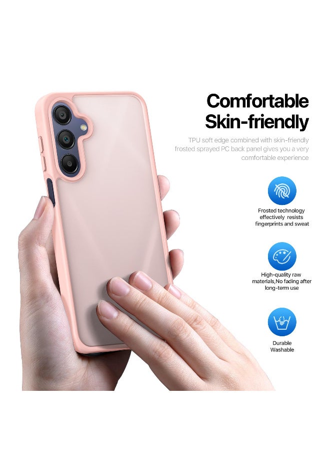 DUX DUCIS Yind Series Cover for the Samsung Galaxy A17 5G mobile phone a slim, TPU Hybrid PC  cover made of TPU, polycarbonate silicone - Light Pink - Image 4