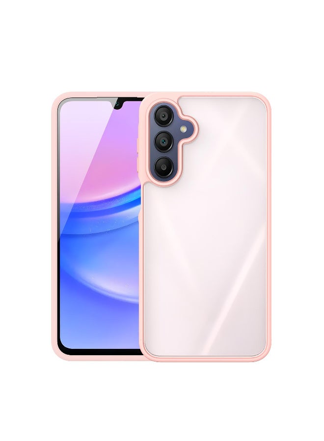 DUX DUCIS Yind Series Cover for the Samsung Galaxy A17 5G mobile phone a slim, TPU Hybrid PC  cover made of TPU, polycarbonate silicone - Light Pink - Image 1