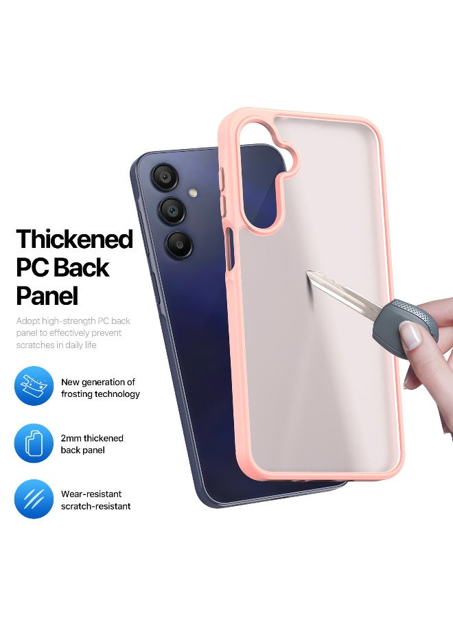 DUX DUCIS Yind Series Cover for the Samsung Galaxy A17 5G mobile phone a slim, TPU Hybrid PC  cover made of TPU, polycarbonate silicone - Light Pink - Image 5