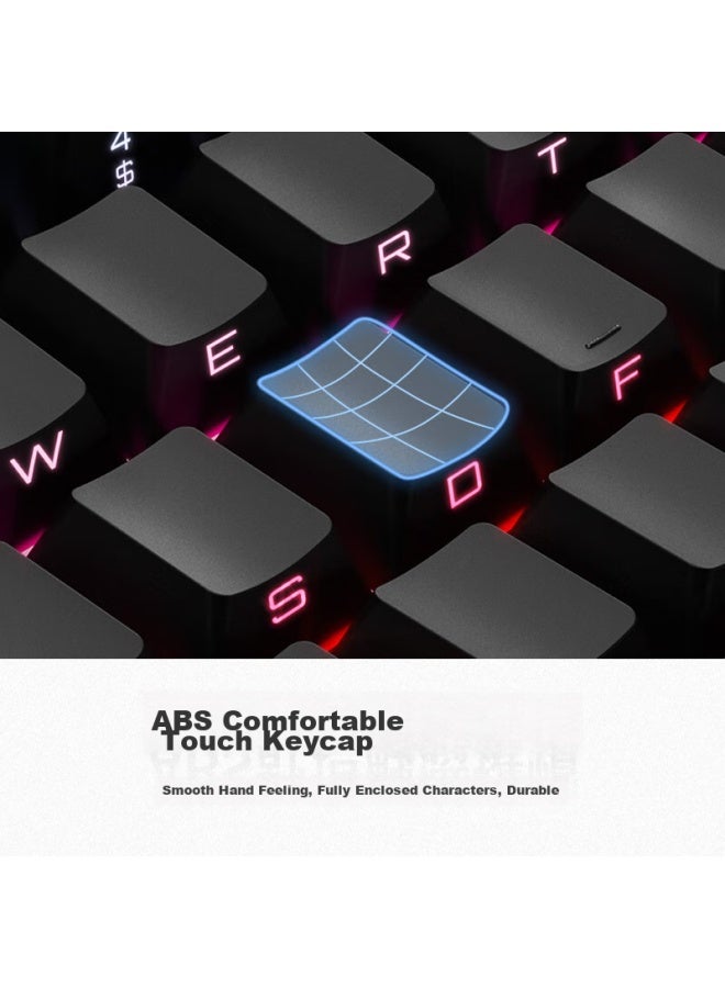 Cherry Mx3.0s Mechanical Keyboard, Gaming Keyboard, Esports Keyboard, Side-engraved Keycaps, Alloy Shell, Cherry Steel-free Structure, Black Brown Switch - Image 2