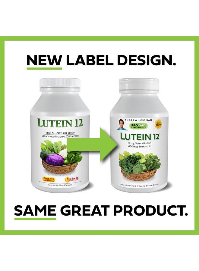 Andrew Lessman Lutein 12 Mg 60 Softgels Ultrahigh Levels Of Lutein. Powerful Antioxidant Carotenoid. Supports Eye Health And Promotes Healthy Vision And Skin. - Image 3