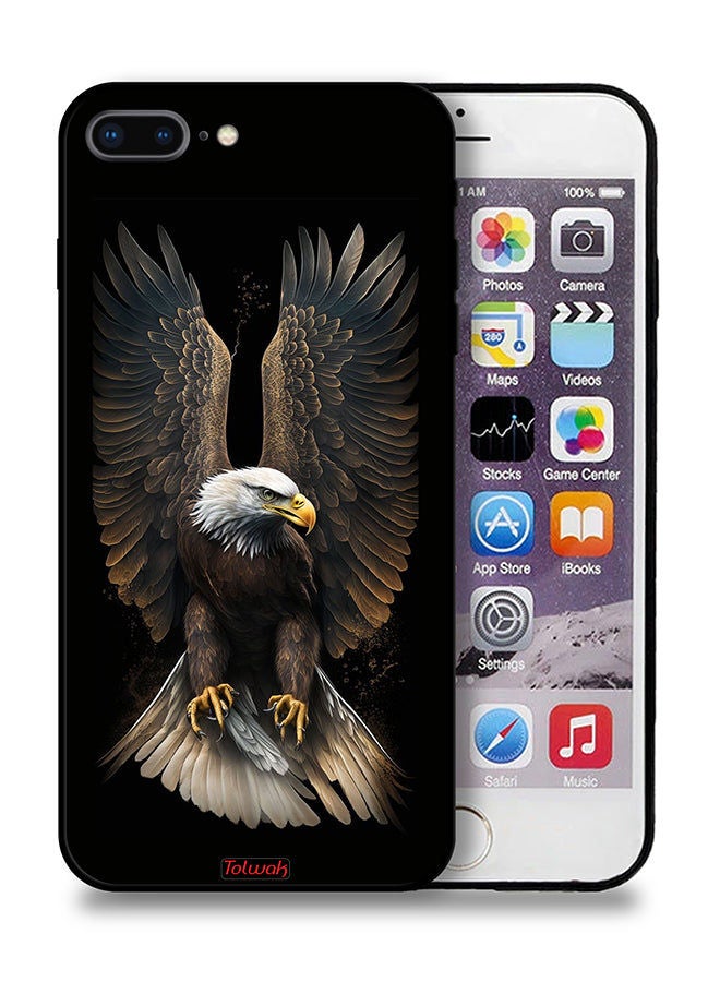 Tolwak Apple iPhone 8 Plus Protective Case Eagle Spread Wings - Image 1