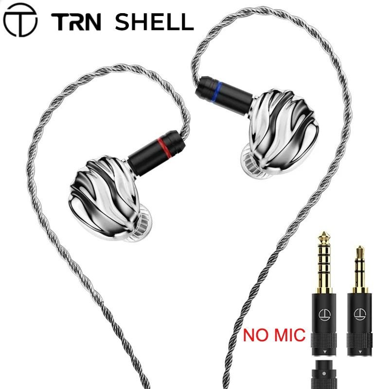 TRN Shell Hybrid Earphones, Quad-Unit Triple Dynamic + Planar Driver Acoustic Architecture Iem, No Mic - Image 1
