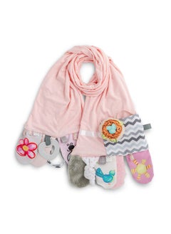 Baby Activity Pretty Pink One Size Fits Most Polyester Fabric Fashion Scarf