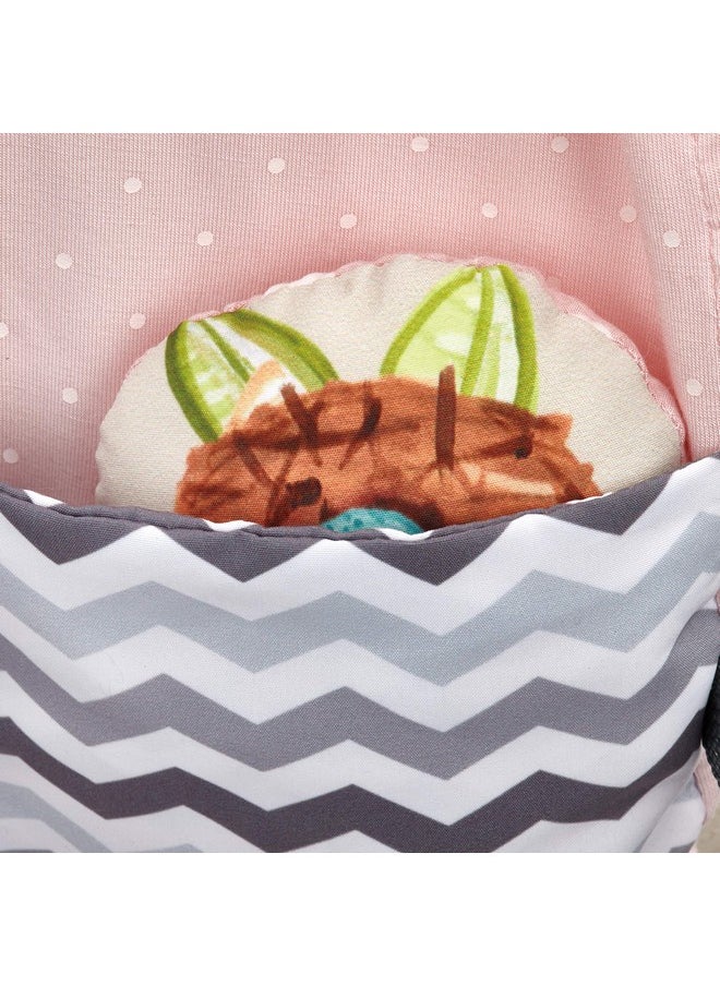 DEMDACO - Baby Activity Pretty Pink One Size Fits Most Polyester Fabric Fashion Scarf - Image 1