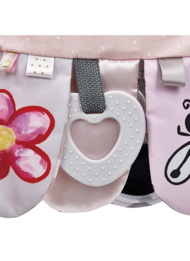 DEMDACO - Baby Activity Pretty Pink One Size Fits Most Polyester Fabric Fashion Scarf - Image 1