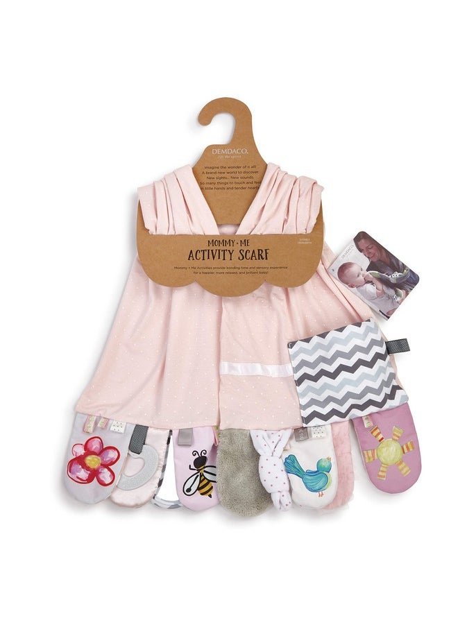 DEMDACO - Baby Activity Pretty Pink One Size Fits Most Polyester Fabric Fashion Scarf - Image 1