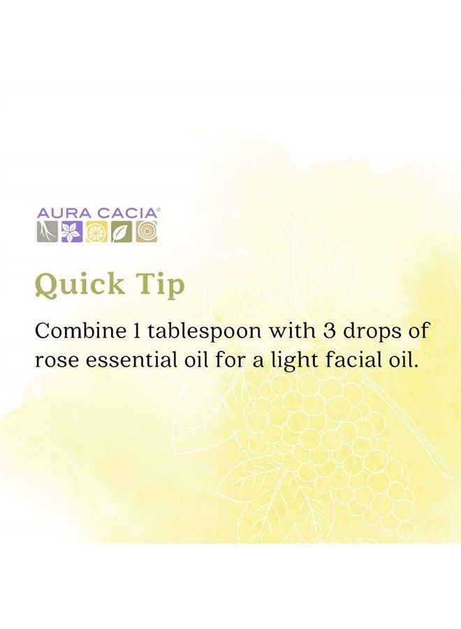 Aura Cacia Grapeseed Skin Care Oil | GC/MS Tested for Purity | 118ml (4 fl. oz.) - Image 5